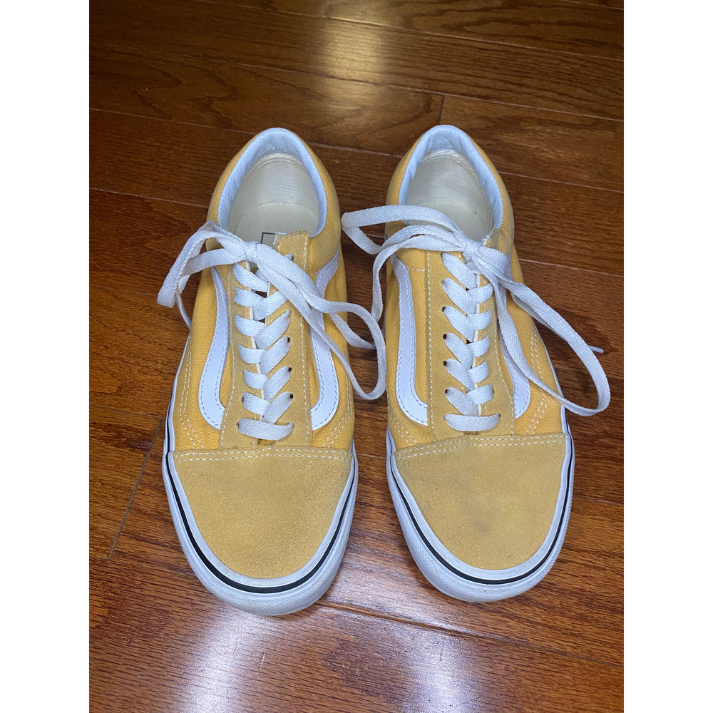 Vans Yellow Tennis Shoes Men's 5.5, Womens‎ 7